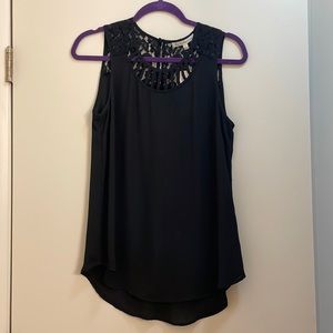 Daniel Rain black lace tank size M